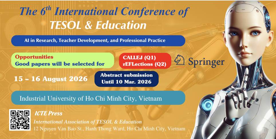 ICTE 2026 – 6th International Conference of TESOL & Education Conference Banner
